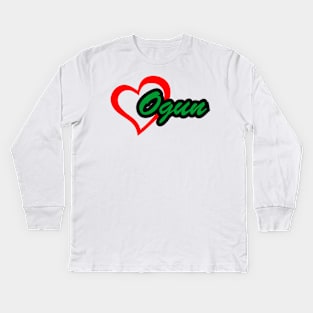 Heart Ogun Kids Long Sleeve T-Shirt